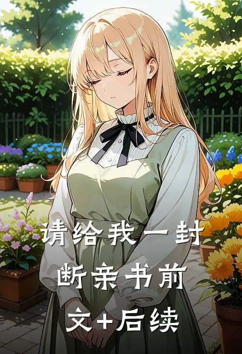 请给我一封断亲书前文+后续