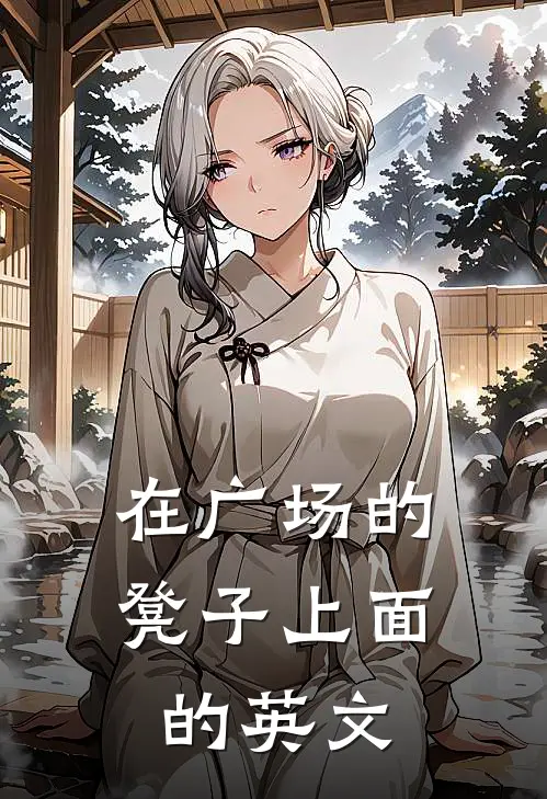 在广场的凳子上面的英文