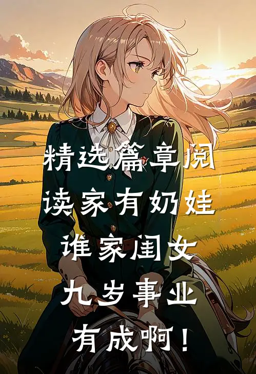 精选篇章阅读家有奶娃：谁家闺女九岁事业有成啊！